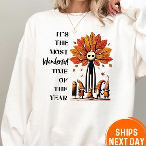 Vintage Halloween Sweatshirt: Spooky Season Holiday Hoodie