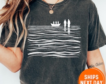 Walk on Water Christian Tee, Boho Bible Verse Faith Shirt