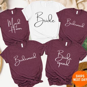 Bridesmaid Comfort Colors Shirt, Bachelorette Party Tee, Bridal party Shirts,  bridesmaid proposal shirts, Bridesmaid gift