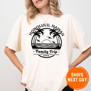 Custom Hawaii Family Trip Shirt: Matching Beach Vacation Tees