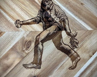 Tabla de cortar personalizada - Sasquatch