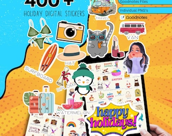 460 + Holiday Digital Stickers, Goodnotes Stickers, Seasonal Digital Stickers, All year Holiday Stickers, Planner Stickers, Icon Stickers