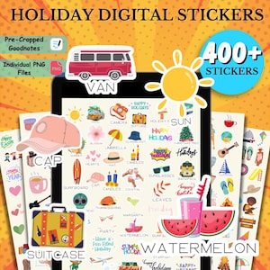 400 + Holiday Digital Stickers, Goodnotes Stickers, Seasonal Digital Stickers, All year Holiday Stickers, Planner Stickers, Icon Stickers