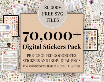 70,000+ Goodnotes Digital Stickers, Daily Life Digital Stickers, Goodnotes Sticker, Digital Planner Sticker, Biology Stickers, Png Stickers