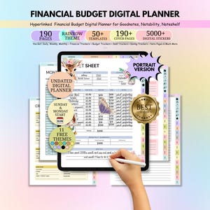 Budget Planner, Financial Planner, Monthly Budget Planner, Undated Finance Planner, Paycheck Budget Planner, Finance Tracker, Ipad Planner