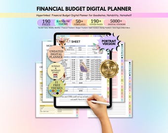 Budget Planner, Financial Planner, Monthly Budget Planner, Undated Finance Planner, Paycheck Budget Planner, Finance Tracker, Ipad Planner