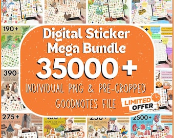 35,000 + Goodnotes Digital Stickers, Daily Life Digital Stickers, Goodnotes Sticker, Digital Planner Sticker, Biology Stickers, Png Stickers