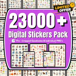 23,000 + Goodnotes Digital Stickers, Daily Life Digital Stickers, Goodnotes Sticker, Digital Planner Sticker, Biology Stickers, Png Stickers
