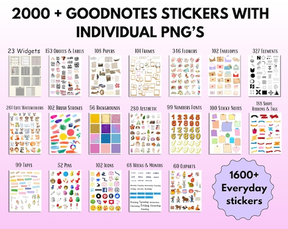 All-in-One Digital Planner 2025 2026 2027, Hyperlink Digital Planner, Daily Weekly Monthly Journal, Goodnotes Planner, Apple Google Calendar