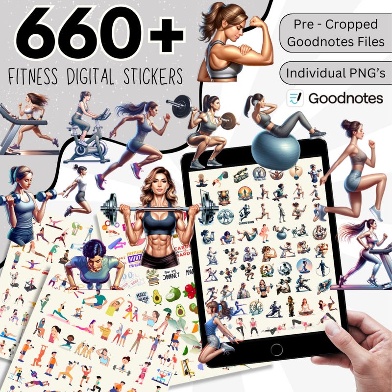 Workout Stickers - Etsy