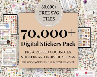 70.000+ Goodnotes Digitale Aufkleber, Alltag Digitale Aufkleber, Goodnotes Aufkleber, Digitale Planer Aufkleber, Biologie Aufkleber, Png Aufkleber