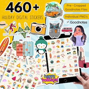 460 + Holiday Digital Stickers, Goodnotes Stickers, Seasonal Digital Stickers, All year Holiday Stickers, Planner Stickers, Icon Stickers
