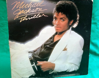 1982 Michael Jackson Álbum Thriller - álbum de vinilo vintage