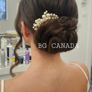 Pearl hair accessories bridal pearl comb wedding hair accessories pearl hair pins set