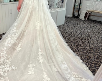 veil upgrades length lace floor personalization