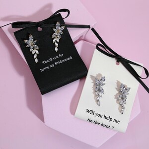 Cubic Zirconia Diamond Earrings, Bridal Earrings, Wedding Jewelry, Silver Wedding Earrings CZ Earrings Crystal Earrings Bridal Accessories