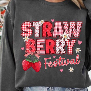 Strawberry Festival Png, Strawberry Coquette Bow PNG, Strawberry Shirt Design, Summer Strawberry Png, Summer Fruit Png, Trendy Summer Png