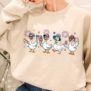Patriotic Goose Png, 4th of July Silly Goose Png, USA Goose Sublimation Design, Funny Goose Shirt Design, Independence Day Goose Png