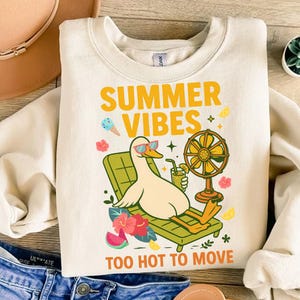 Summer Vibes Png, Silly Goose Png, Funny Summer Goose png, Kids Summer Png, Goose Lover Png, Trendy Summer 2025 Sublimation Summer Shirt Png