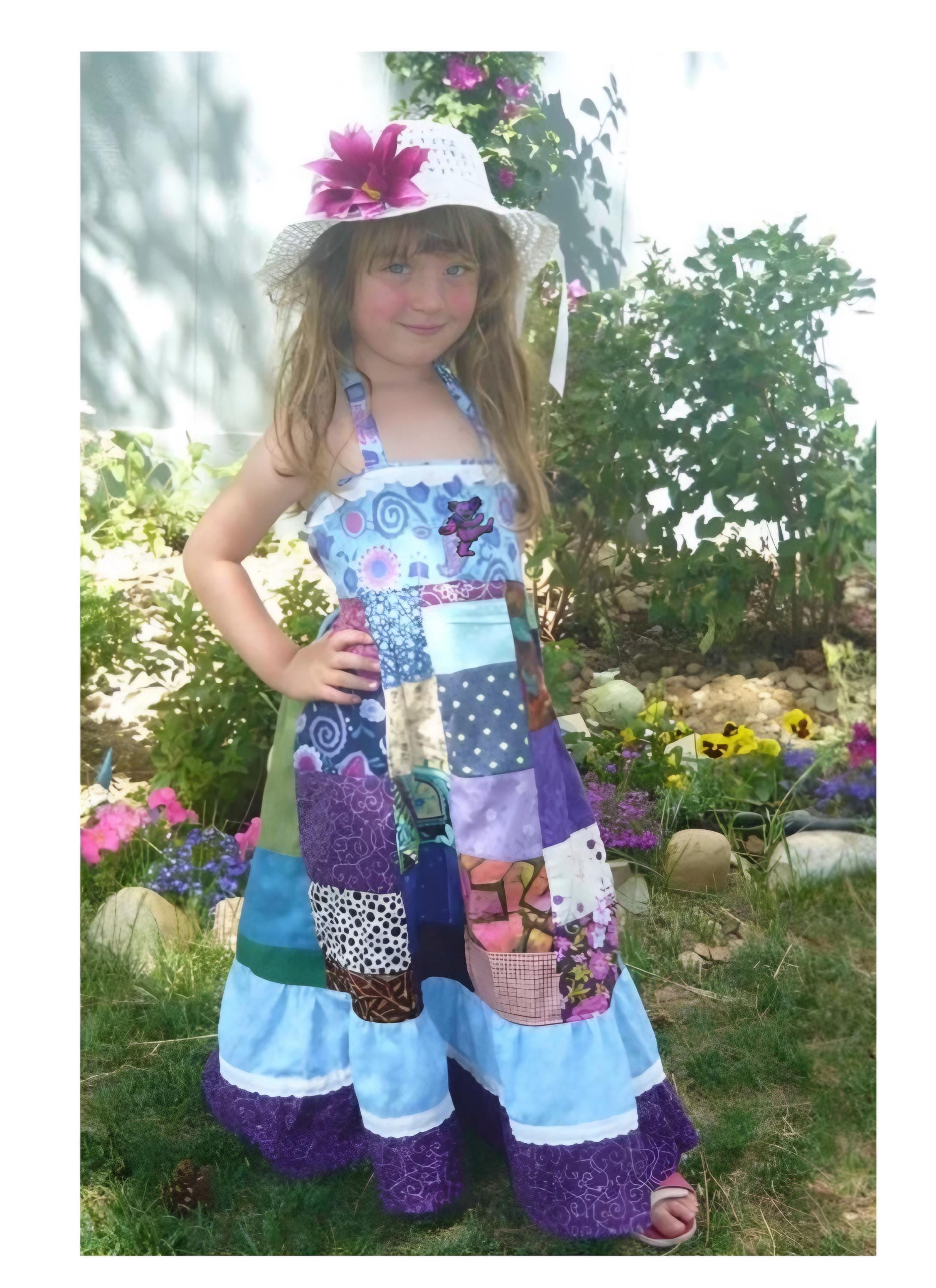 Baby Girls Patchwork Hippie Spinner Dress, 3T 4T 5T - Etsy Israel