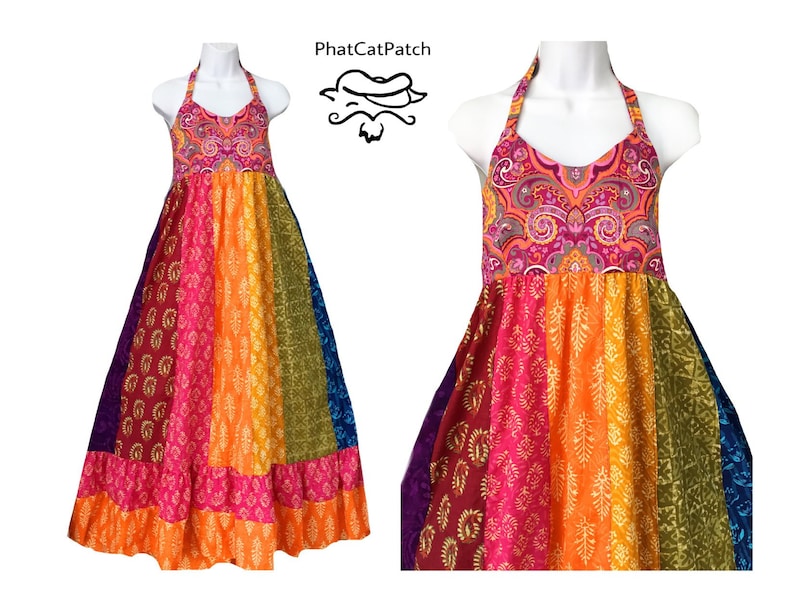 cotton hippie dresses