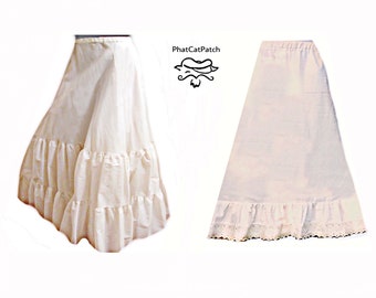 Petticoat White or cream, custom made