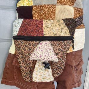 Mushroom hip pouch, festival bag