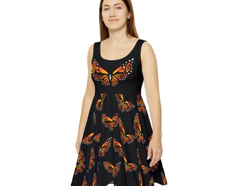 Black Monarch Hippie Dress