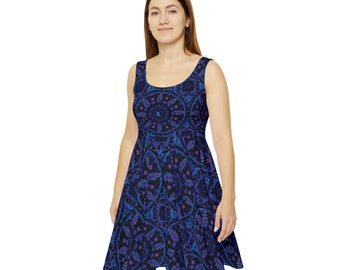 Women's Moon and Star Hippie Mandala Dress