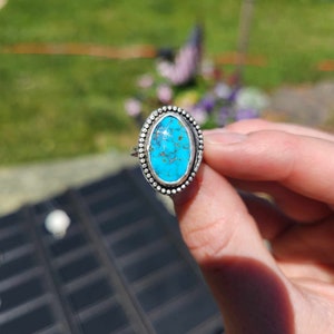 Anello in argento turchese