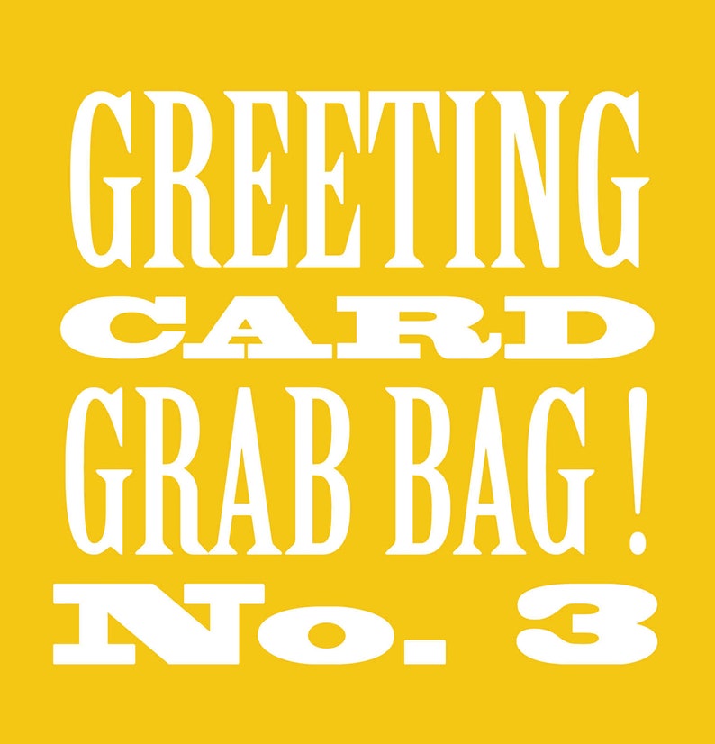 Greeting Card GrabBags / No.3 Etsy