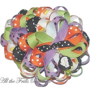 How to Make Ribbon Flower Hair Bows ... Boutique Instructions Guide Pattern... Receive Today image 4