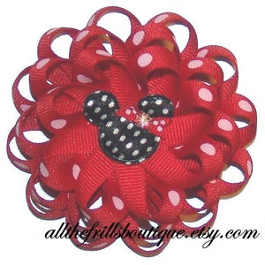 How to Make Ribbon Flower Hair Bows ... Boutique Instructions Guide Pattern... Receive Today image 3