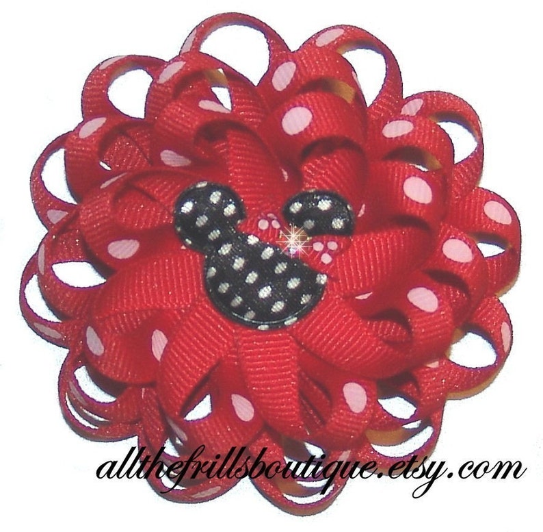 How to Make Ribbon Flower Hair Bows ... Boutique Instructions Guide Pattern... Receive Today image 3