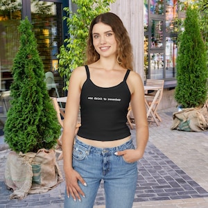 Damen Tank Top, Dave Matthes Band Texte, Barkeeper Song, Konzertkleidung, Spaghetti Strap Tank, Sommer Tank