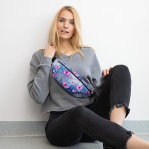 Whimsical Fairycore Fantasy Butterflies Fanny Pack - Trendy Crossbody Bag for Cottagecore Enthusiasts