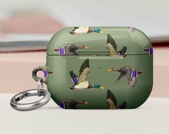 Mallard Duck AirPods Case Waterfowl Print Collectible Accessory