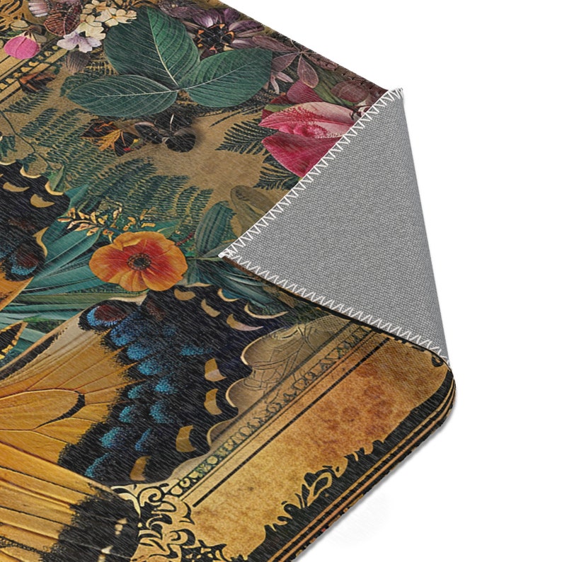 Tortoise Shell Rug Tortoiseshell Butterfly Area Rug: Rustic Art Deco Cottagecore Carpet - Etsy