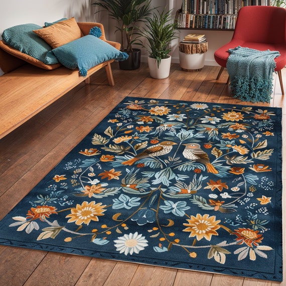 ラグ・カーペット the Apartment blue Lottery Rug sepia ラグ