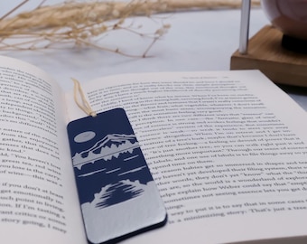 ビニールデザインの木製ブックマーク｜手作りブックアクセサリー｜読者へのギフト