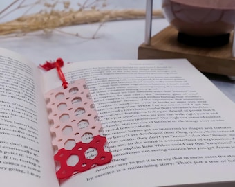 ビニールデザインの木製ブックマーク｜手作りブックアクセサリー｜読者へのギフト