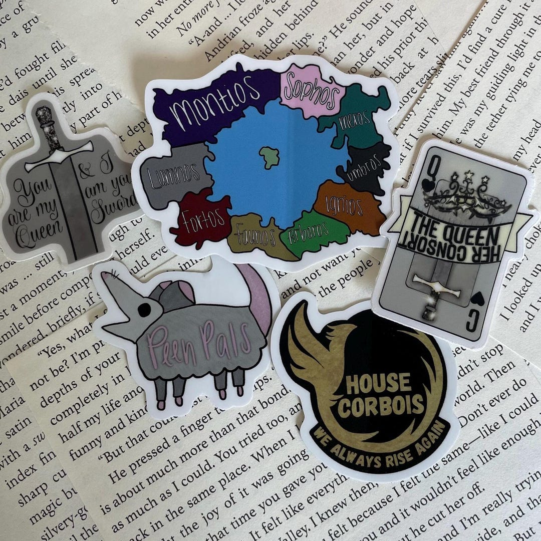 The Kindred's Curse Saga 5 Sticker Bundle - Etsy
