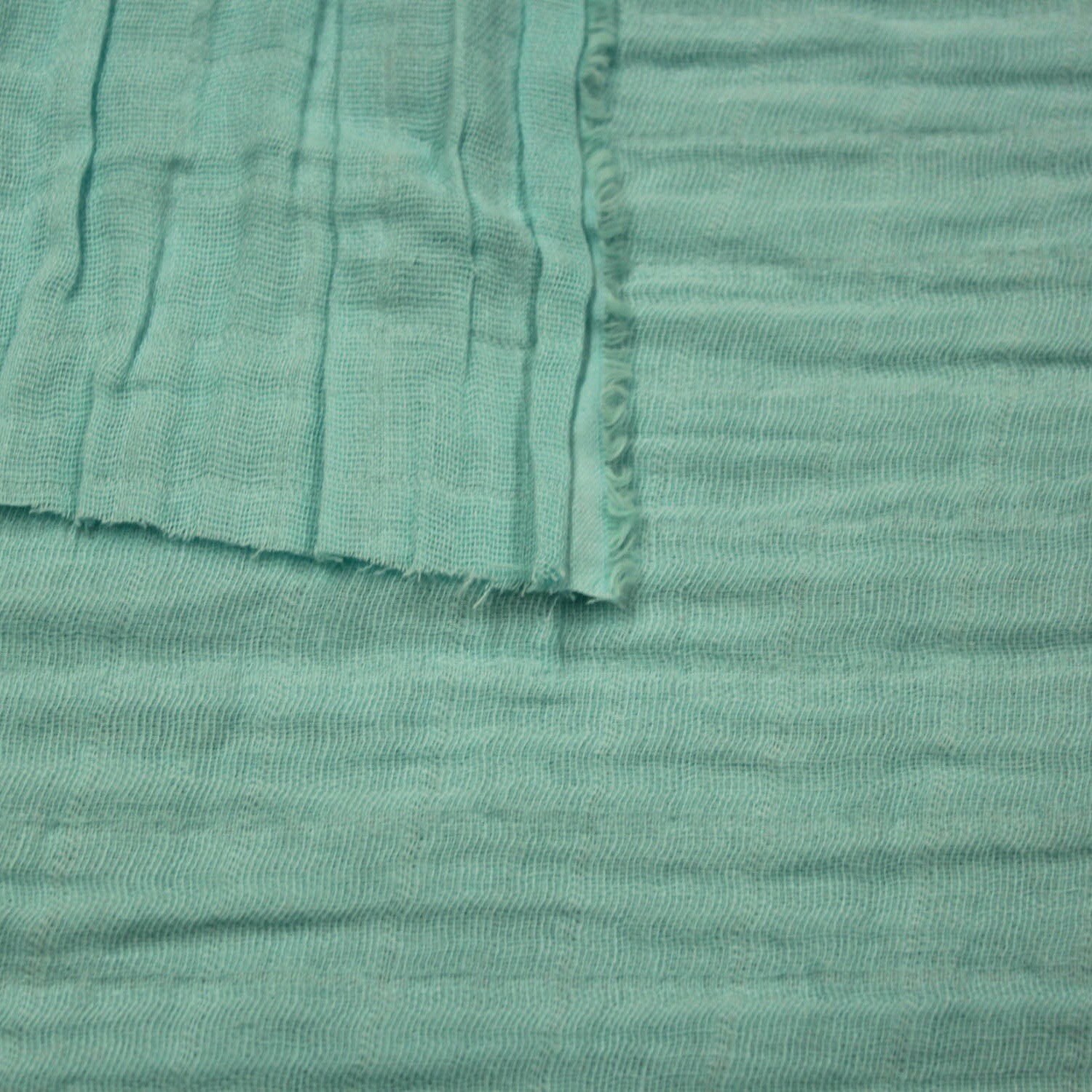 Aqua Double Gauze / Swaddling Fabric / Bambino Solids / Etsy