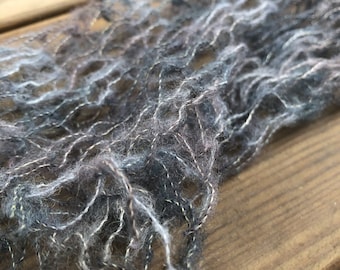 Tubulargarn #38 / Tovningsfiber / Kall fiber - 18" - Nuno Filting / Våttovning / Tovningstillbehör / Texturfiber / Tovningsgarn
