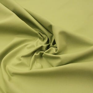 100% Cotton Canvas Fabric in Apple Green - 1 1/2 Yards - Medium Weight Canvas Fabric for Clothing, Housewares, Quilts and More