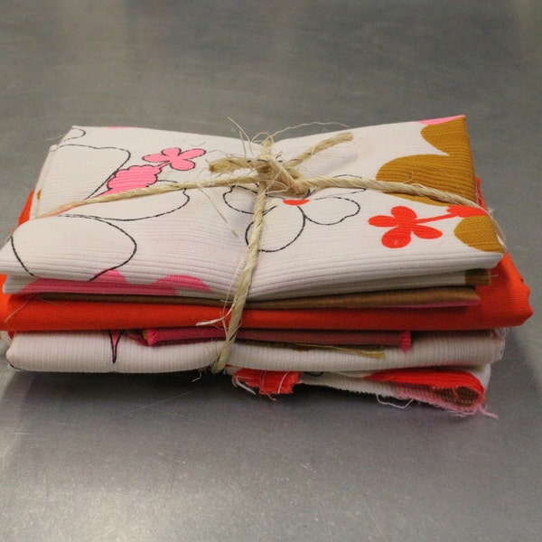 Bundle of Scrappy Fabric Happiness -ORANGE-