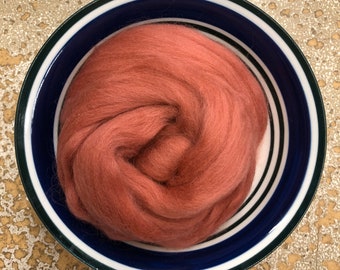 Mulberry Merino Wool Roving for Felting, Spinning or Weaving - 1 oz - Nuno, Wet or Needle Felting Fibers