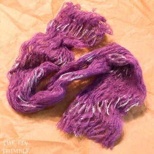 Tubular Yarn #17 / Felting Fiber / Cool Fiber - 18&quot; - Nuno Felting / Wet Felting / Felting Supplies / Textural Fiber / Felting Yarn