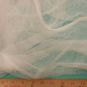 Cheesecloth / Scrim / Gauze / Grade 10 / by the yard / 100% Cotton / Felting Supplies / 1 Yard / Cotton Scrim / Cotton Cheesecloth / Dyeing image 1