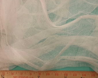 Cheesecloth / Scrim / Gauze / Grade 10 / by the yard / 100% Cotton / Felting Supplies / 1 Yard / Cotton Scrim /  Cotton Cheesecloth / Dyeing